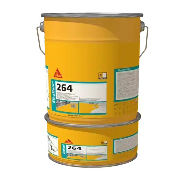 Sikafloor-264 RAL 7032 színű műgyanta bevonat 30 kg-os kiszerelés = 1 db A + B komponens