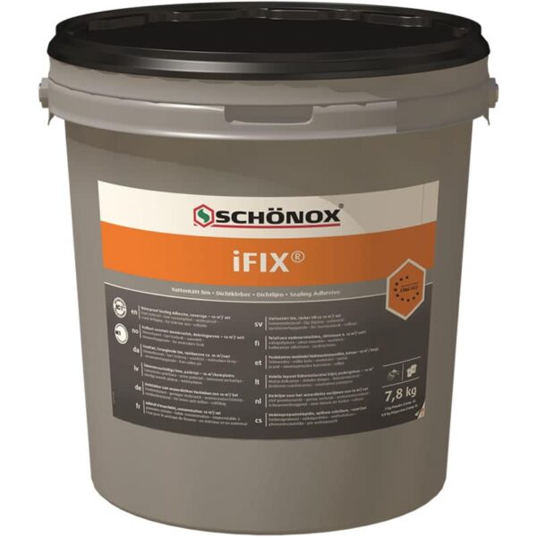 SCHÖNOX iFIX - kétkomponensű, hengerelhető, vízzáró ragasztó - 7,8 kg