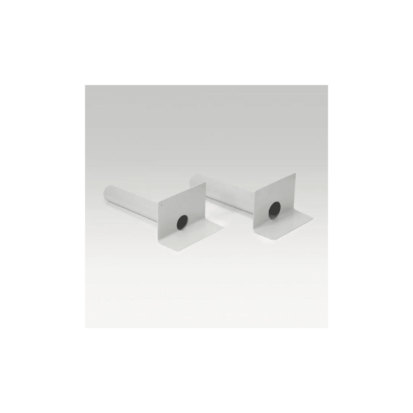 S-Scupper PVC 125 világosszürke oldalkifolyó egység = 1 db 490 mm csőhossz, 5 °-os lejtés