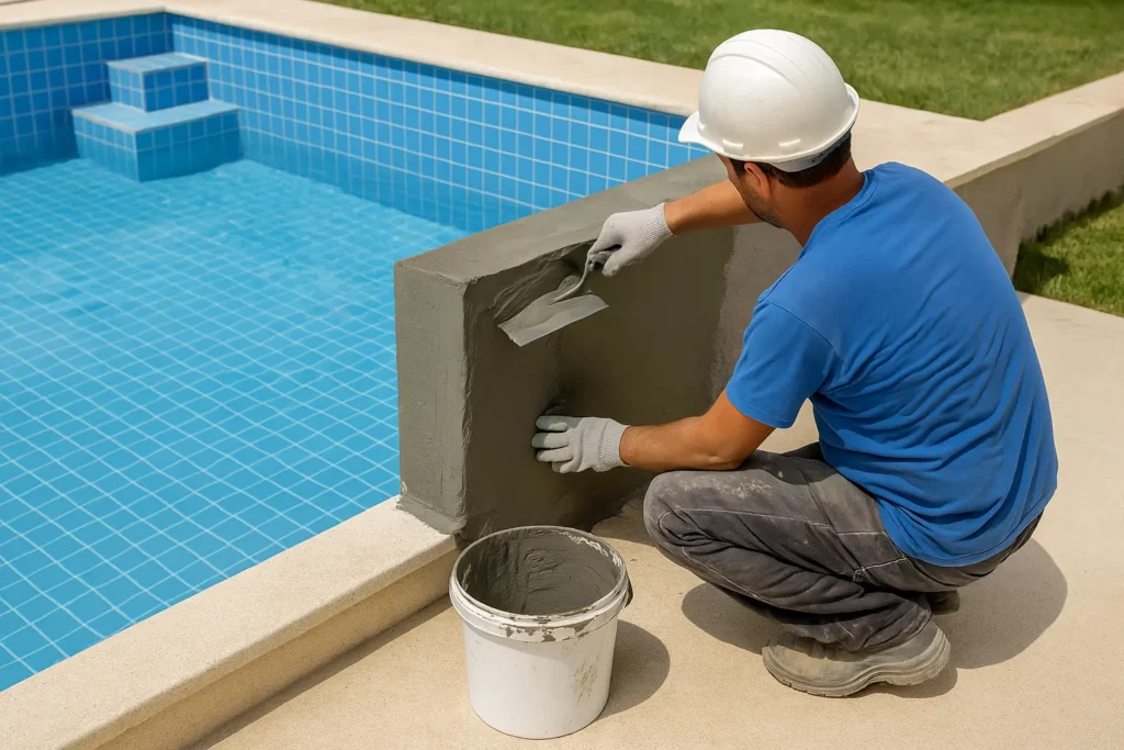 medence szigeteles szakemberrel kulsoreteg felvitele