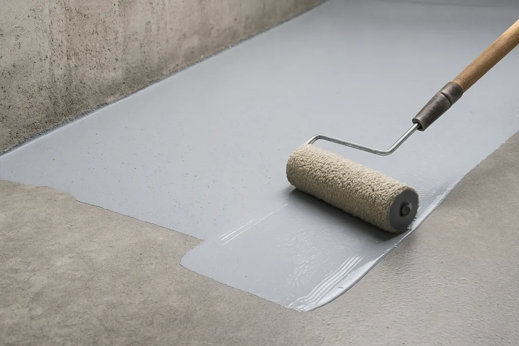 mūgyanta betonra felvitele ipari kornyezetben